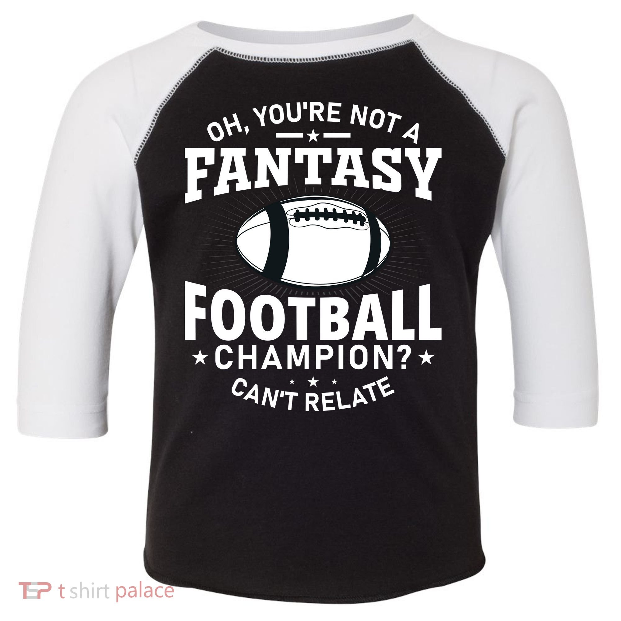 Fantasy Football Champion Slogan Toddler Fine Jersey T-Shirt