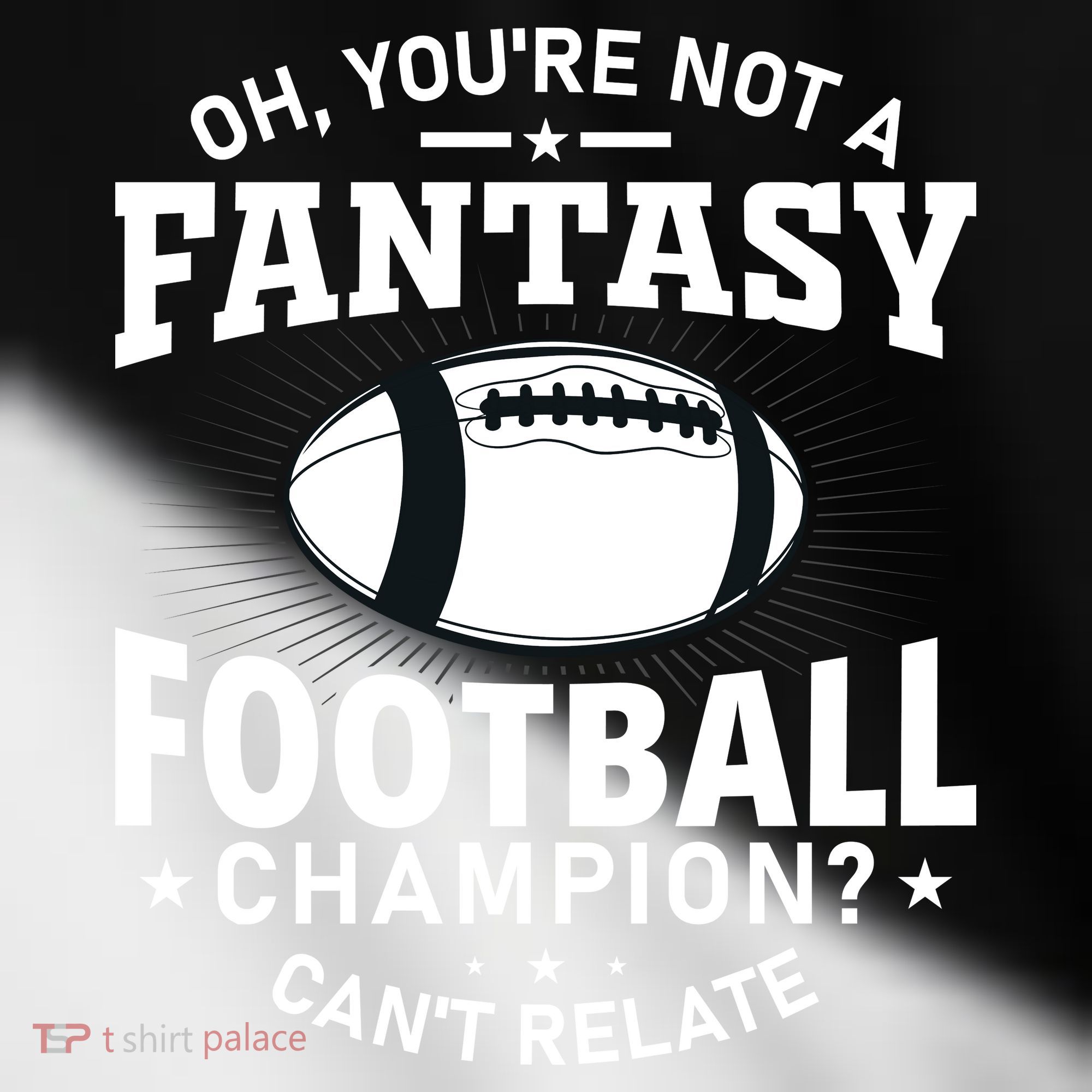 Fantasy Football Champion Slogan Toddler Fine Jersey T-Shirt