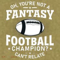Fantasy Football Champion Slogan Garment-Dyed Women's Muscle Tee thumb 6