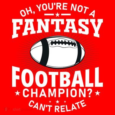 Fantasy Football Champion Slogan Santa Hat
