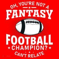 Fantasy Football Champion Slogan Santa Hat thumb 1