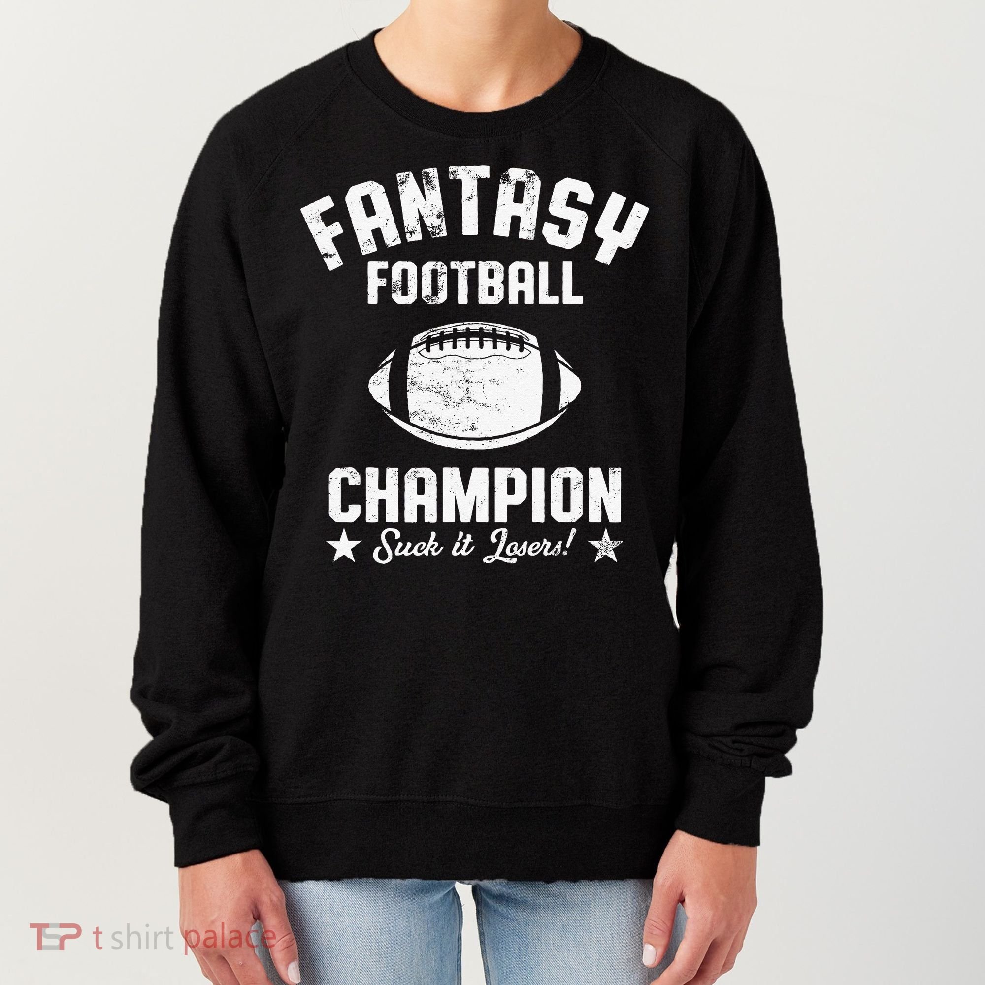 Fantasy Football Champion Funny Draft Party Kit Sports Women's Sweatshirt