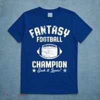 Fantasy Football Champion Funny Draft Party Kit Sports T-Shirt thumb 5