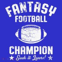 Fantasy Football Champion Funny Draft Party Kit Sports Mousepad thumb 1