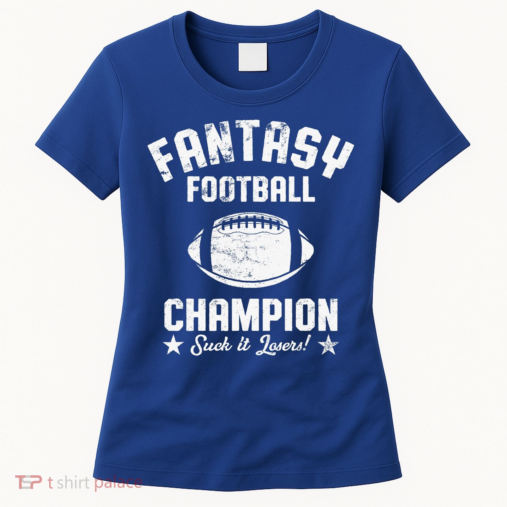 Fantasy Football Champion Funny Draft Party Kit Sports Women's T-Shirt