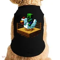 Funny Fighting Chicken Video Games Doggie Tank thumb 0