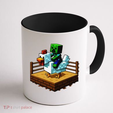Funny Fighting Chicken Video Games Coffee Mug back