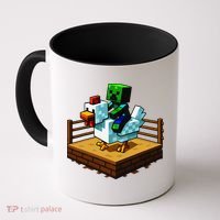 Funny Fighting Chicken Video Games Coffee Mug thumb 0