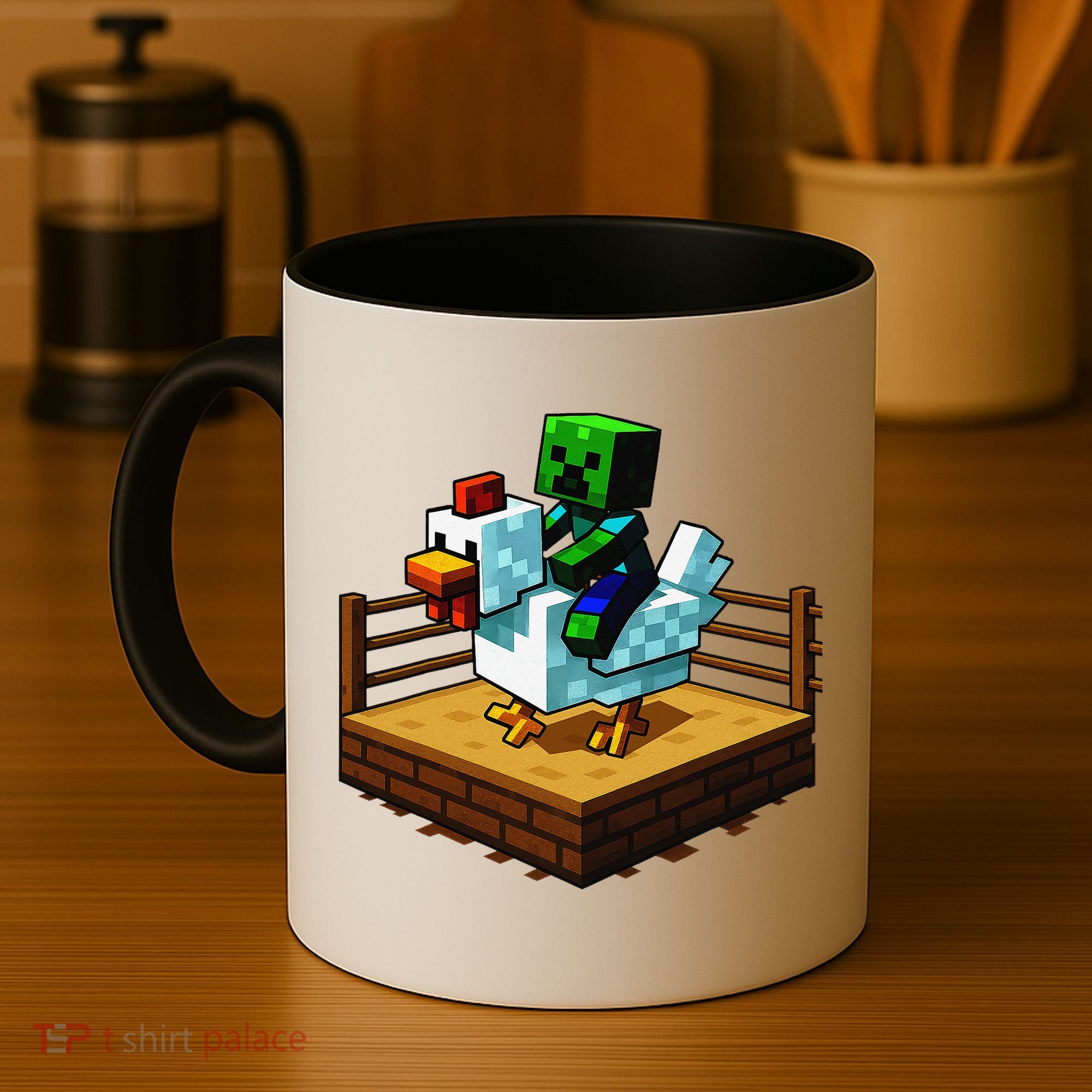 Funny Fighting Chicken Video Games Coffee Mug