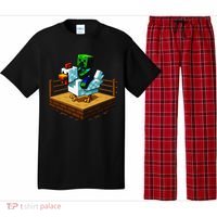 Funny Fighting Chicken Video Games Pajama Set thumb 0