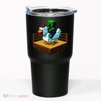 Funny Fighting Chicken Video Games Tumbler thumb 0