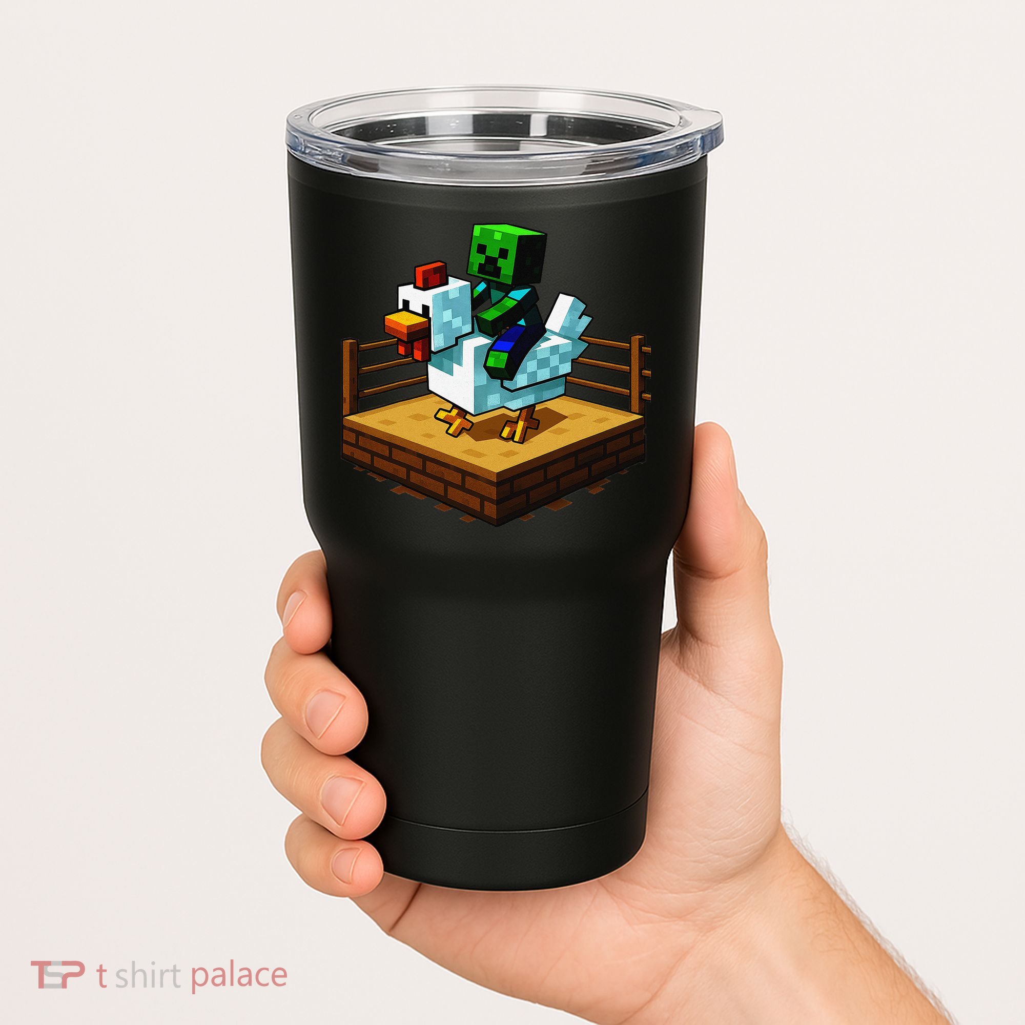 Funny Fighting Chicken Video Games Tumbler