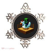 Funny Fighting Chicken Video Games Ornament thumb 0
