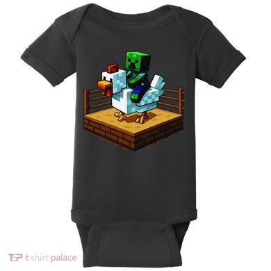 Funny Fighting Chicken Video Games Baby Bodysuit