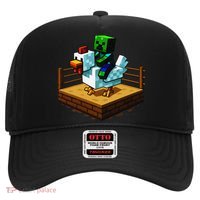 Funny Fighting Chicken Video Games Hat thumb 0