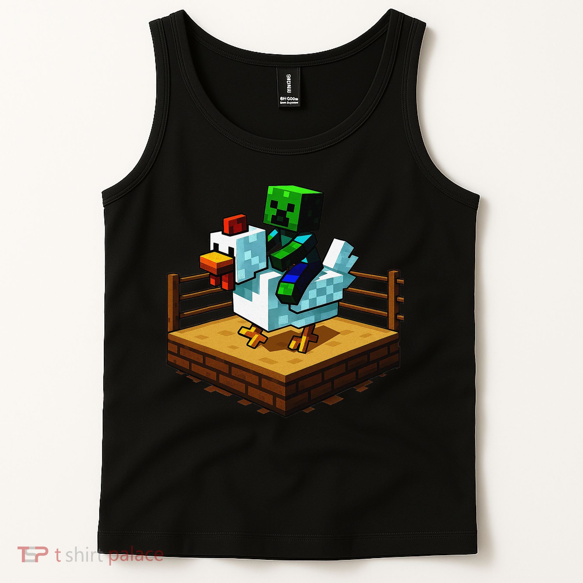 Funny Fighting Chicken Video Games Tank Top