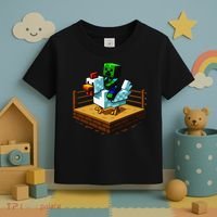 Funny Fighting Chicken Video Games Toddler T-Shirt thumb 3