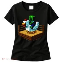 Funny Fighting Chicken Video Games Women's T-Shirt thumb 0