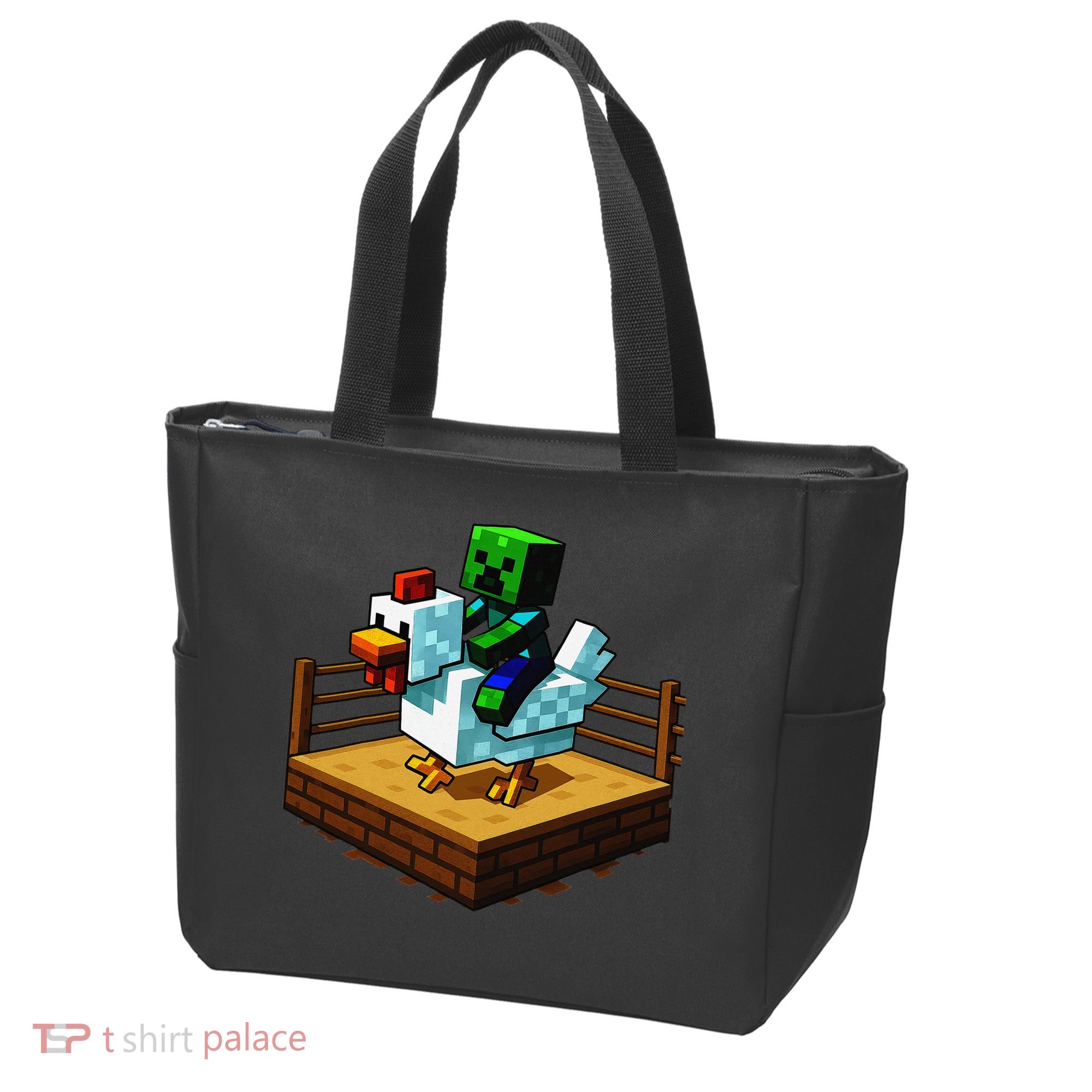 Funny Fighting Chicken Video Games Tote Bag