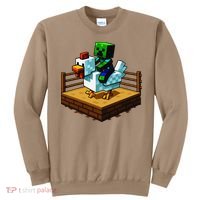 Funny Fighting Chicken Video Games Sweatshirt thumb 0