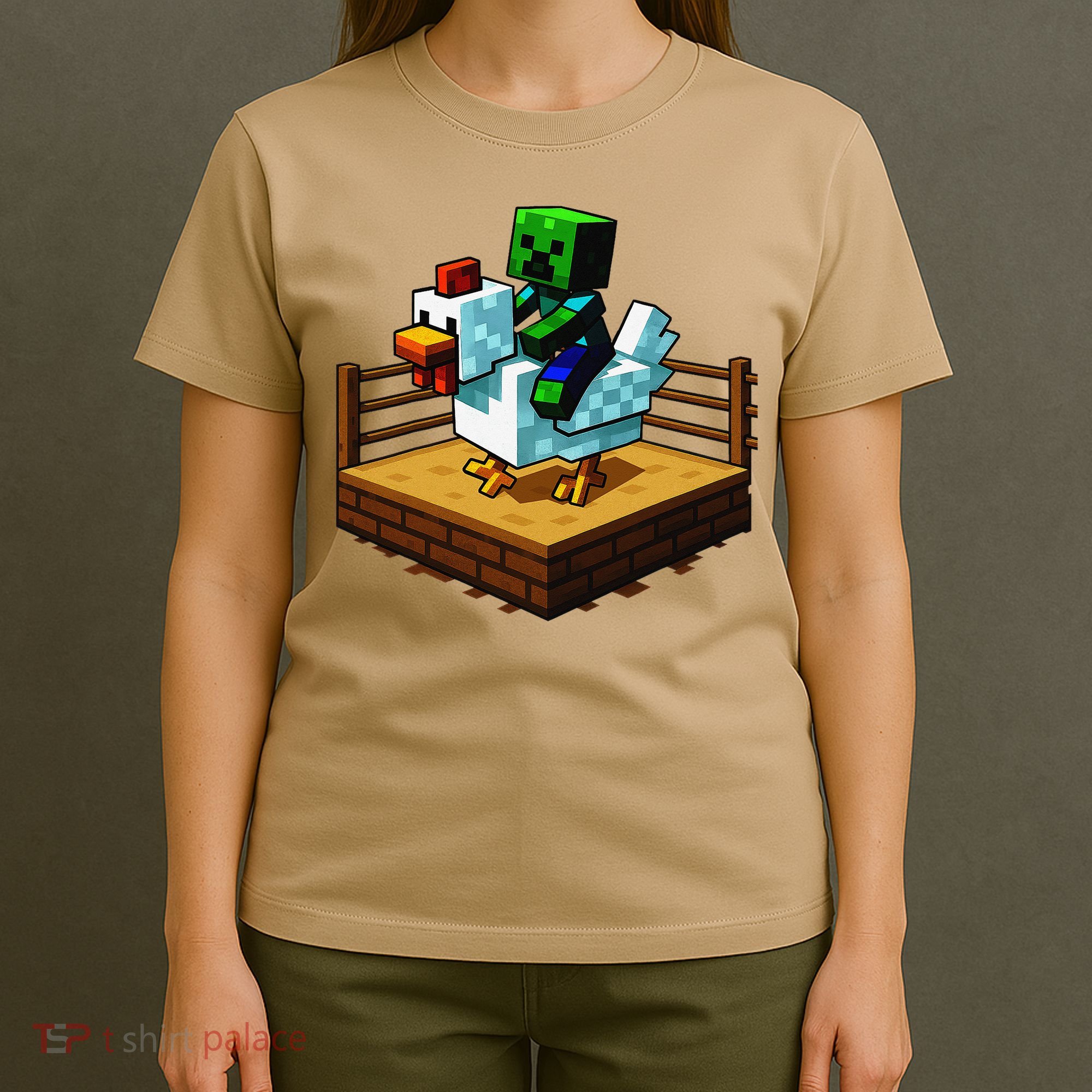 Funny Fighting Chicken Video Games T-Shirt