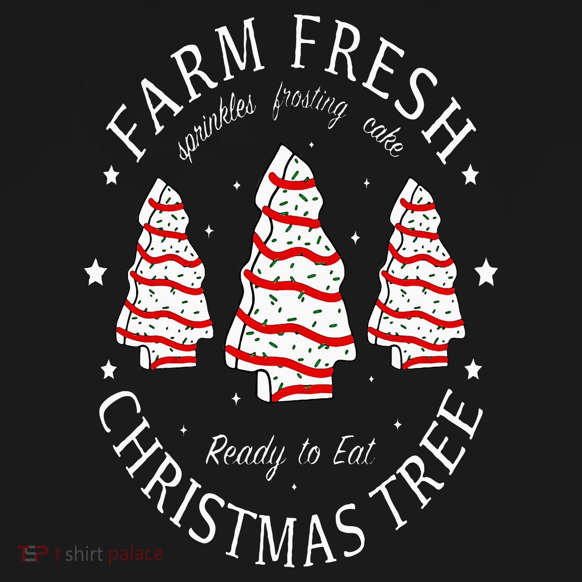 Farm Fresh Christmas Tree Cakes Funny Tree Farm Xmas Pajamas Sweatshirt