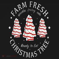 Farm Fresh Christmas Tree Cakes Funny Tree Farm Xmas Pajamas Kids Sweatshirt thumb 2