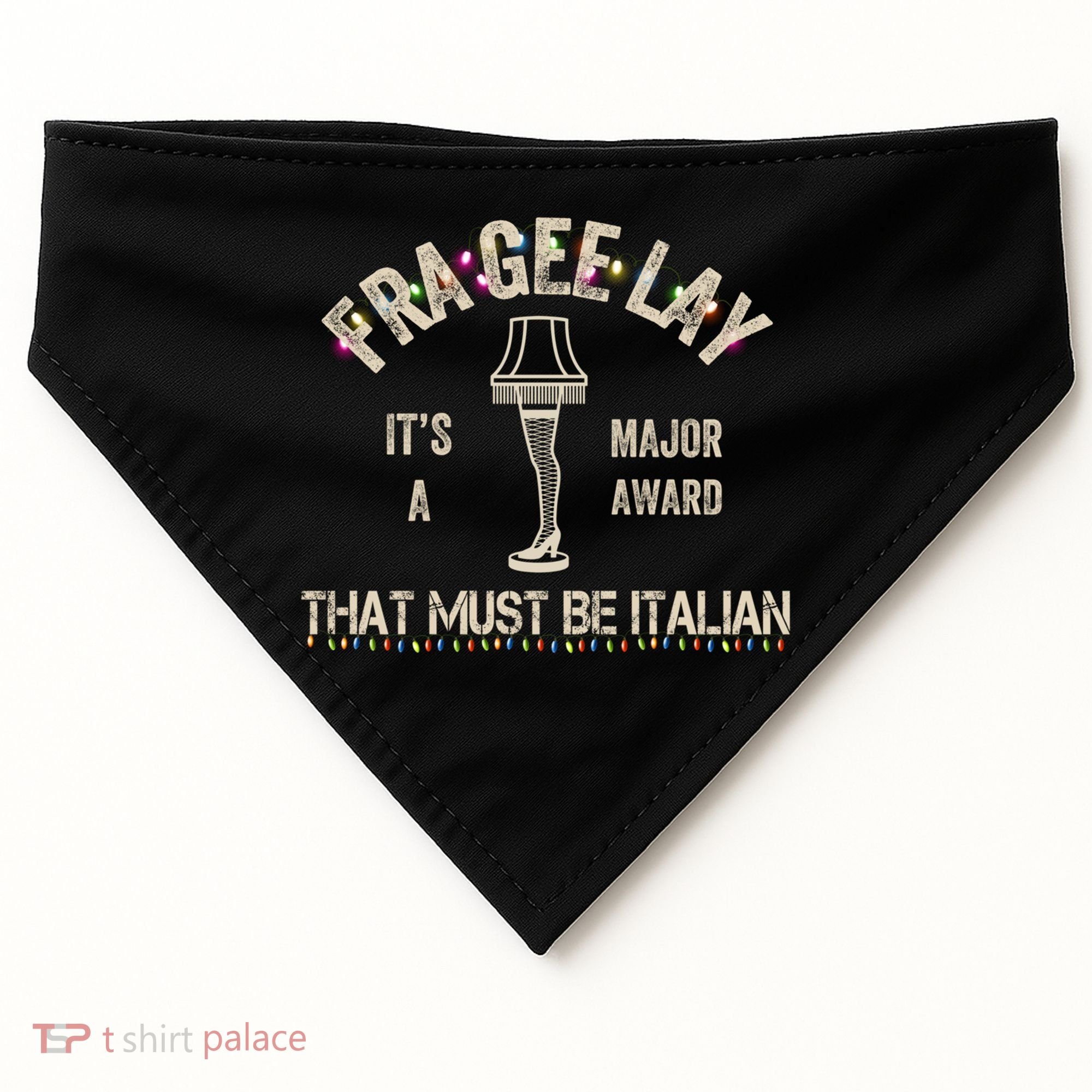 Frageelay Funny Christmas Story Fragile Lamp Classic USA-Made Doggie Bandana