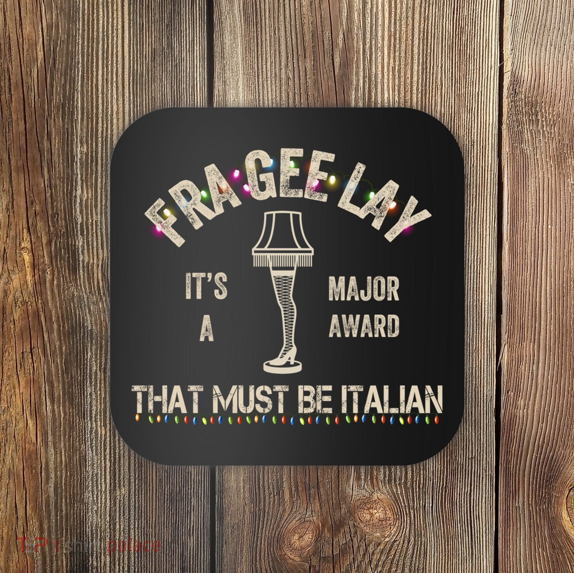 Frageelay Funny Christmas Story Fragile Lamp Classic Coaster
