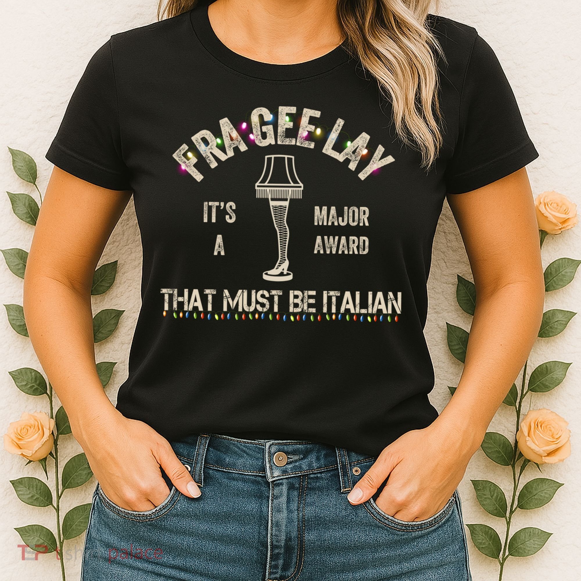Frageelay Funny Christmas Story Fragile Lamp Classic Women's T-Shirt