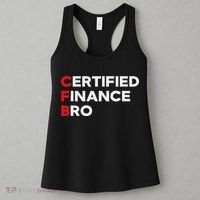 Funny Finance Certified Finance Bro Finance Lovers Women's Tank Top thumb 3