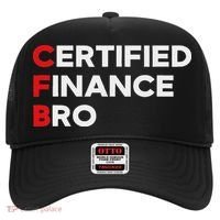 Funny Finance Certified Finance Bro Finance Lovers Hat thumb 0