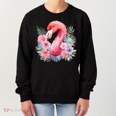 Floral Flamingo Cute Tropical Women's Sweatshirt