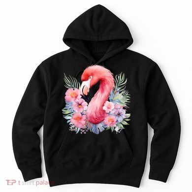 Floral Flamingo Cute Tropical Hoodie
