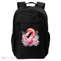 Floral Flamingo Cute Tropical Backpack thumb 0
