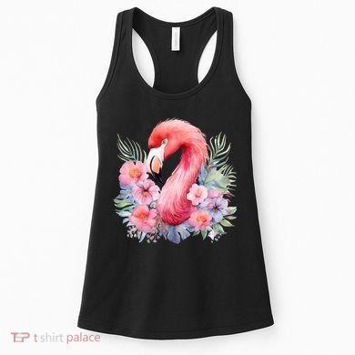 Floral Flamingo Cute Tropical Women's Tank Top