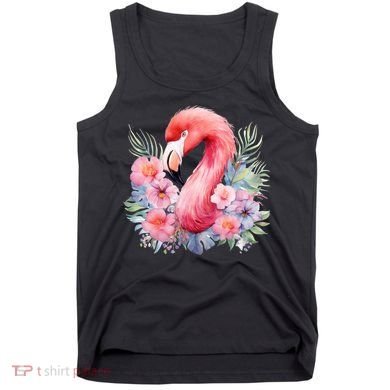 Floral Flamingo Cute Tropical Tank Top
