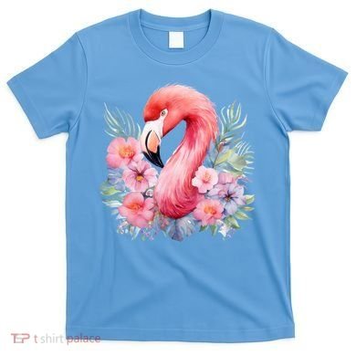 Floral Flamingo Cute Tropical T-Shirt
