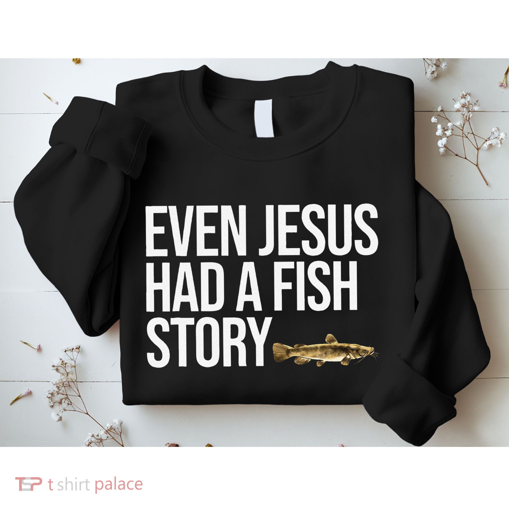 Funny Flathead Catfish Fishing Freshwater Angler Gift Sweatshirt