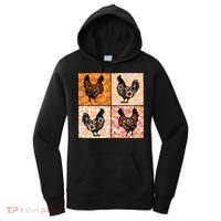 Floral Fall Chicken Cute Thankgiving Women's Hoodie thumb 0
