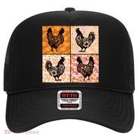 Floral Fall Chicken Cute Thankgiving Hat thumb 0