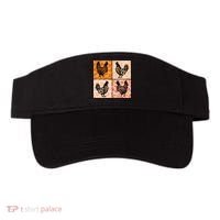 Floral Fall Chicken Cute Thankgiving Visor thumb 0