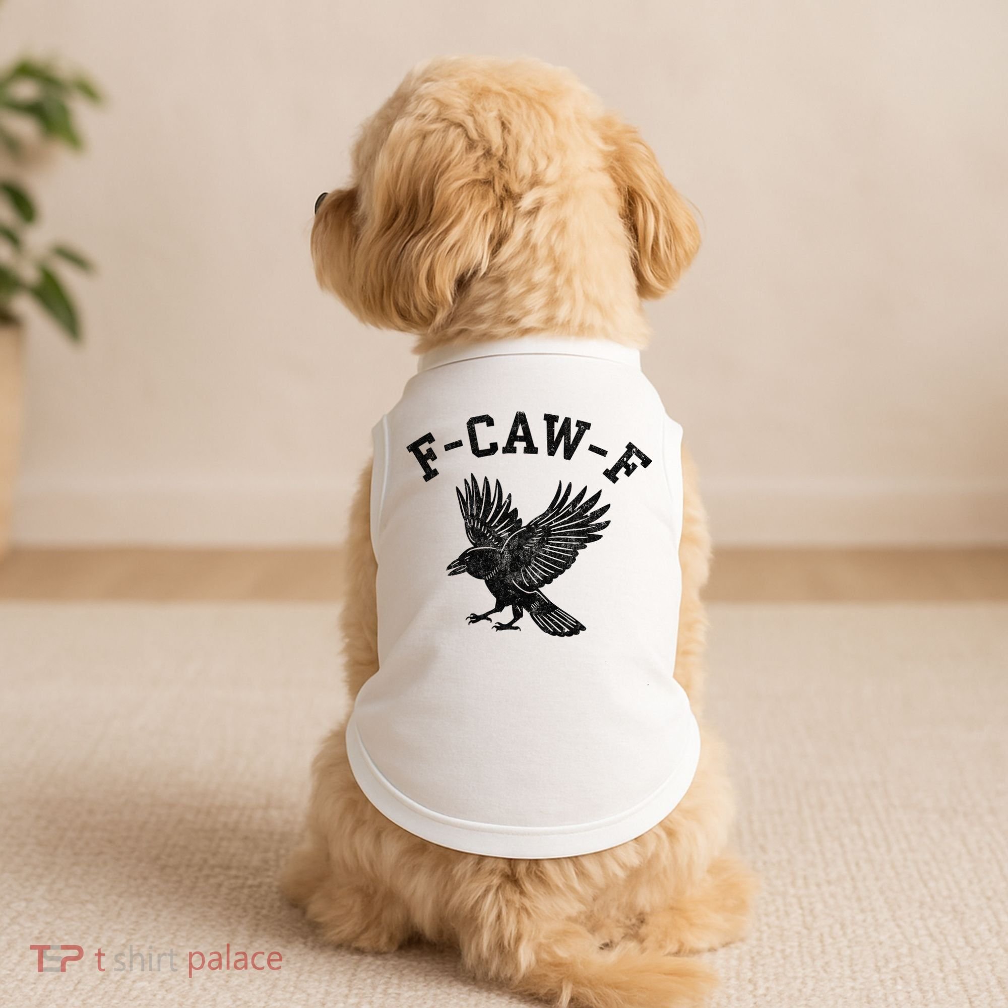 Funny F CAW F Crow Doggie Tank