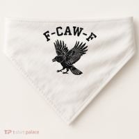 Funny F CAW F Crow USA-Made Doggie Bandana thumb 0