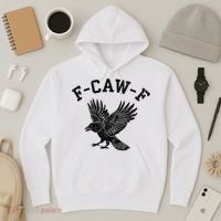 Funny F CAW F Crow Hoodie thumb 3
