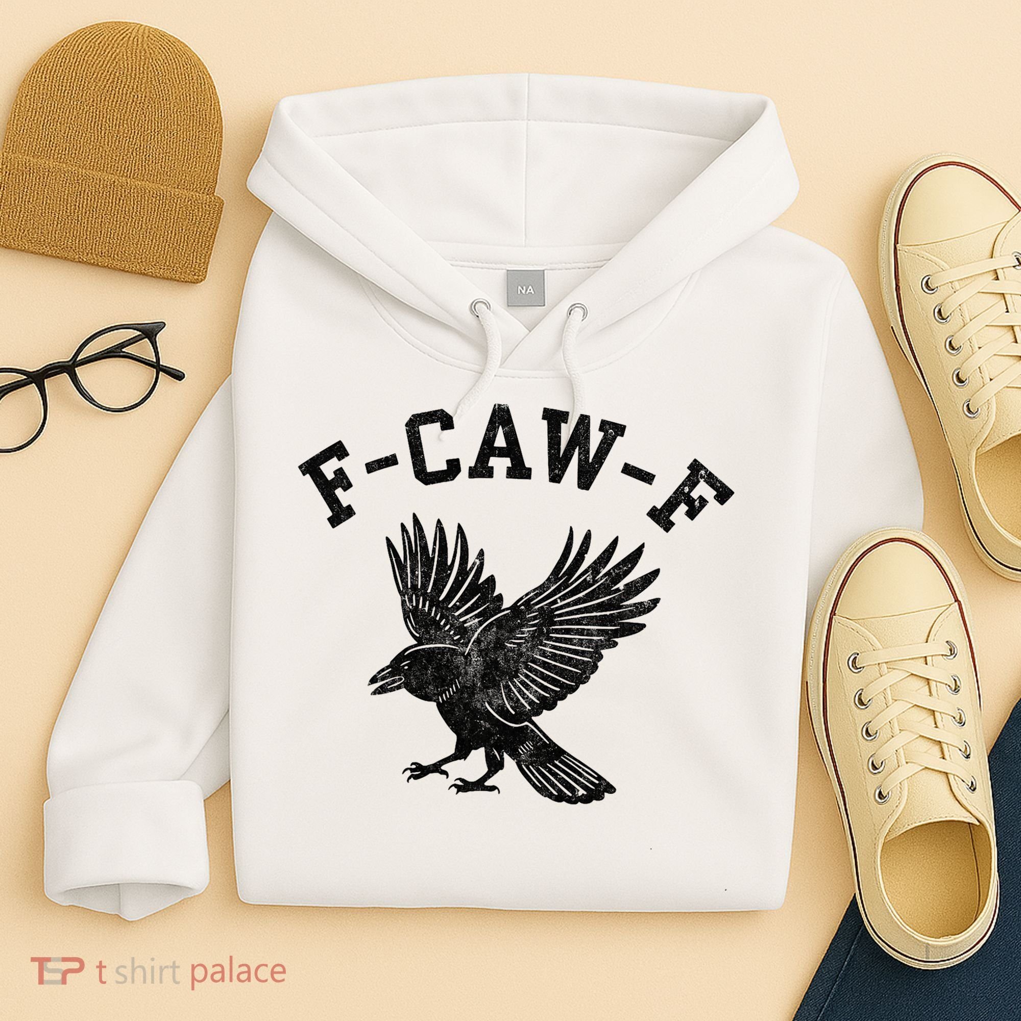 Funny F CAW F Crow Hoodie
