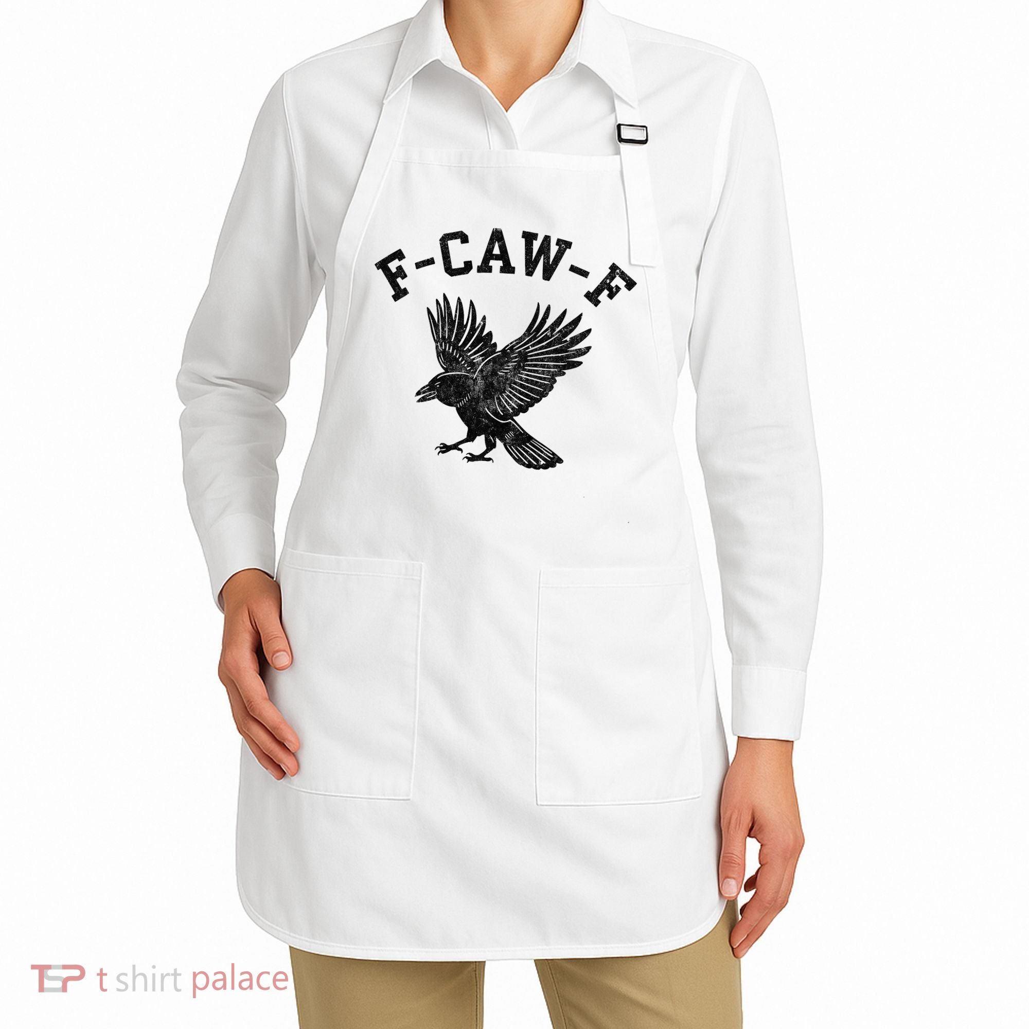 Funny F CAW F Crow Apron