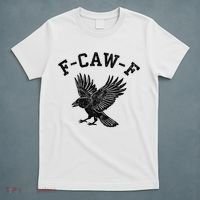 Funny F CAW F Crow T-Shirt thumb 5