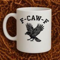 Funny F CAW F Crow Coffee Mug thumb 2