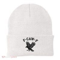 Funny F CAW F Crow Beanie thumb 0